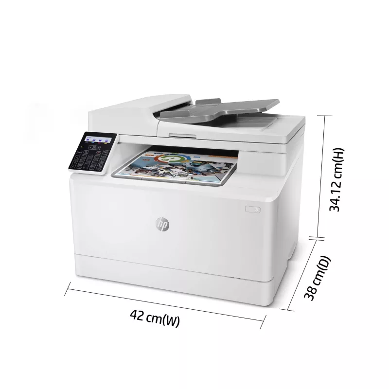 HP Color LaserJet Pro MFP M183fw, Laser, impressão a cores, 600 x 600 DPI, A4, impressão direta, branco