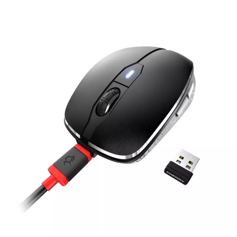 Rato CHERRY MW 8C ADVANCED Ambidextro RF Wireless + Bluetooth Ótico 3000 DPI