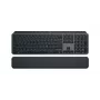 Teclado LOGITECH MX Keys S grafite com apoio de pulso QWERTZ alemão