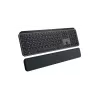 Teclado LOGITECH MX Keys S grafite com apoio de pulso QWERTZ alemão