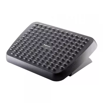 Apoio de pés Fellowes Standard apoio de pés ergonómico para debaixo da secretária, preto, altura ajustável, 330 mm de largura