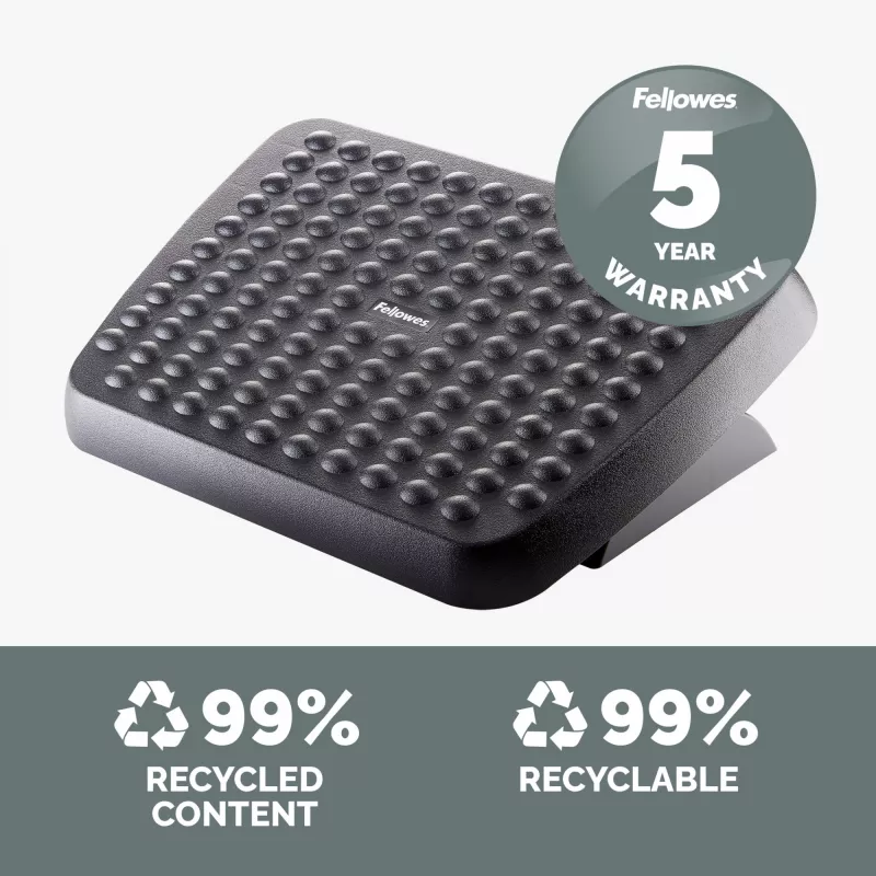 Fellowes Standard apoio para os pés, preto