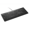 Teclado com fio Full-Size com leitor de cartões Lenovo Smartcard Wired II — layout alemão, USB, 106 teclas, preto
