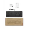 Teclado com fio Full-Size com leitor de cartões Lenovo Smartcard Wired II — layout alemão, USB, 106 teclas, preto