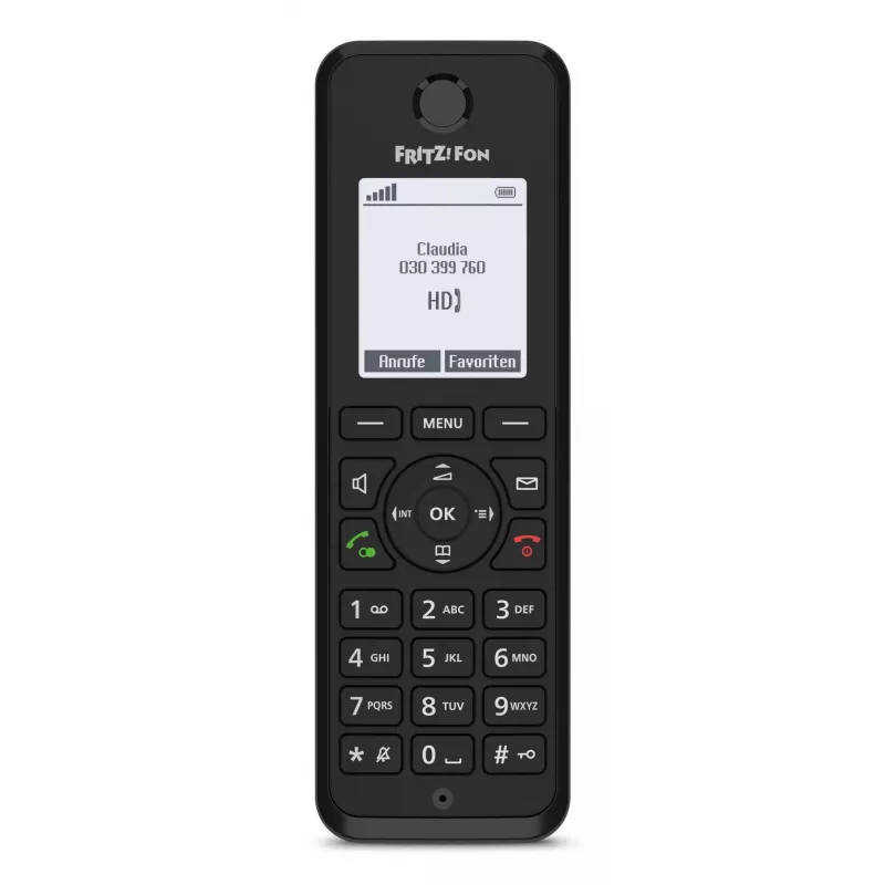 Telefone DECT FRITZ Fon M3 telefone sem fios identificação de chamadas preto