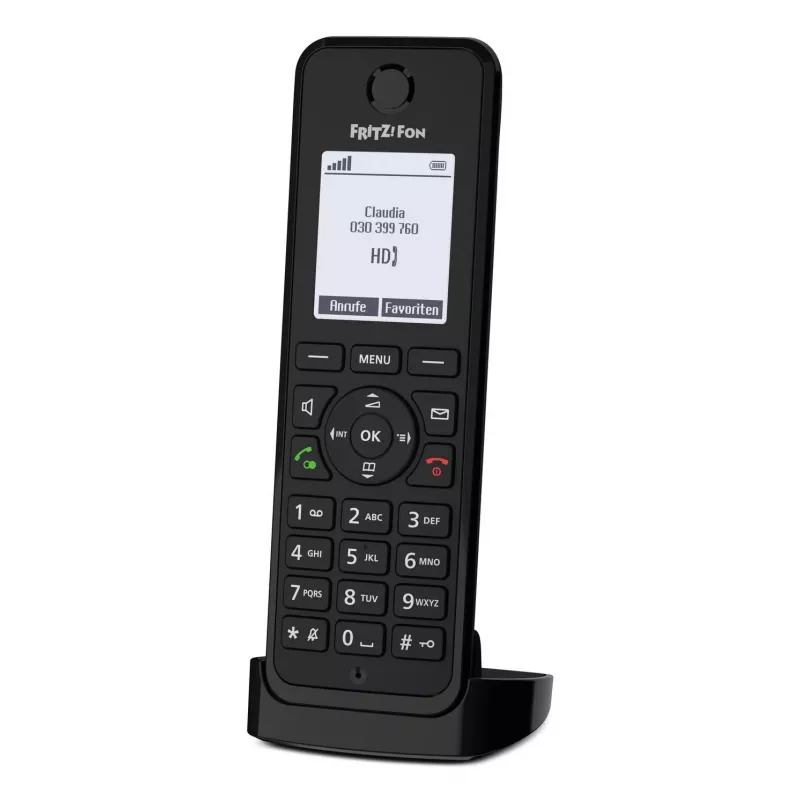 Telefone DECT FRITZ Fon M3 telefone sem fios identificação de chamadas preto