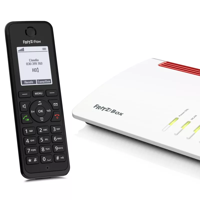 Telefone DECT FRITZ Fon M3 telefone sem fios identificação de chamadas preto