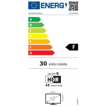 Monitor LG 32U889SA-W 80 cm (31,5 polegadas) 3840 x 2160 píxeis 4K Ultra HD LCD ecrã tátil quiosque branco