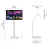 Monitor LG 32U889SA-W 80 cm (31,5 polegadas) 3840 x 2160 píxeis 4K Ultra HD LCD ecrã tátil quiosque branco