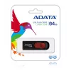Pen drive ADATA C008 64 GB USB Type-A 2.0 Preto, Vermelho