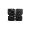 Base de arrefecimento DeepCool MULTI CORE X6 — 4 ventoinhas, para portáteis de 15,6 polegadas, alimentação USB, 380×295×24 mm, 2 portas USB