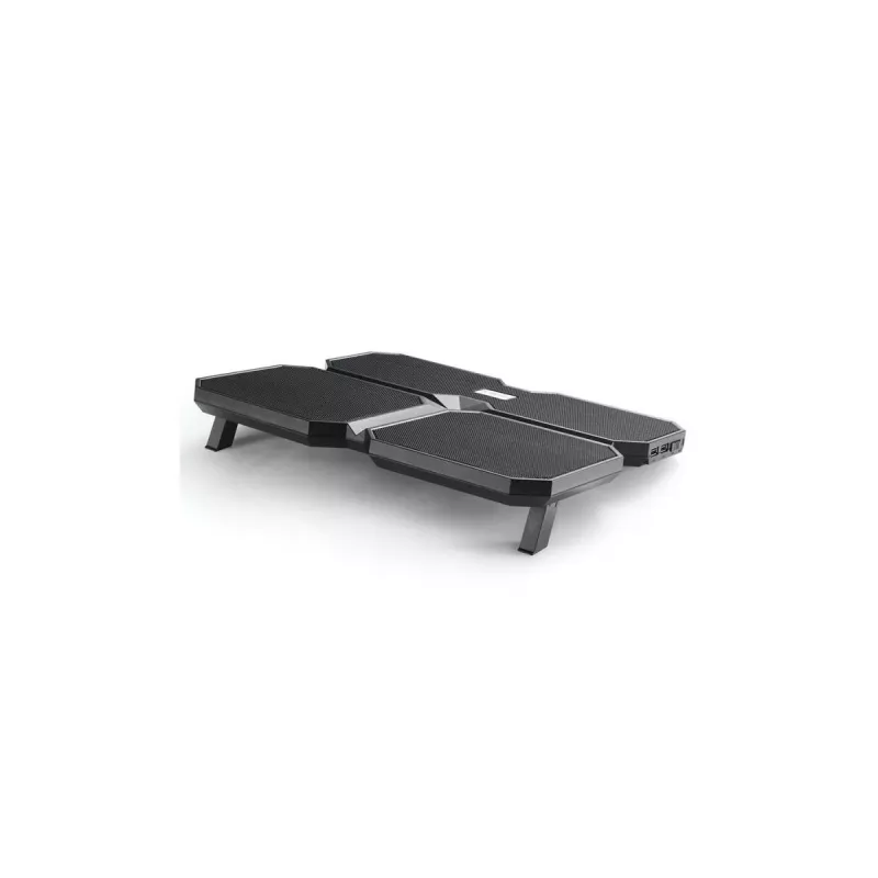 Base de arrefecimento DeepCool MULTI CORE X6 — 4 ventoinhas, para portáteis de 15,6 polegadas, alimentação USB, 380×295×24 mm, 2 portas USB