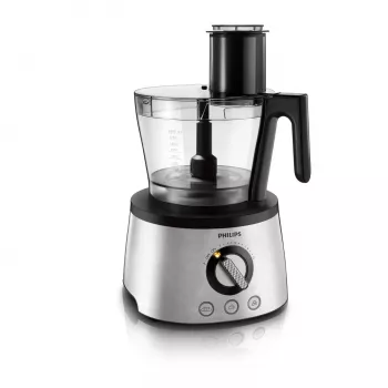 Robot de cozinha Philips HR7778/00 3,4 L tigela, 1300 W, 32 funções, 12 velocidades, Aço inoxidável