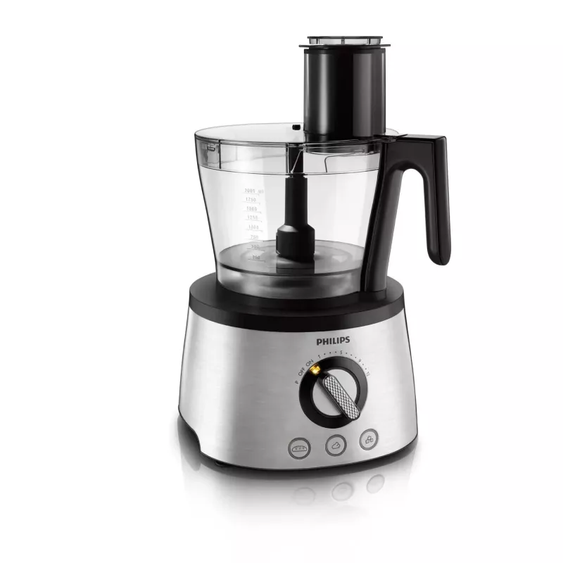 Robot de cozinha Philips HR7778/00 3,4 L tigela, 1300 W, 32 funções, 12 velocidades, Aço inoxidável
