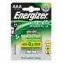 Energizer Recharge Power Plus AAA/HR03 pilhas recarregáveis, NiMH, 700 mAh, 1,2 V, 2 un.