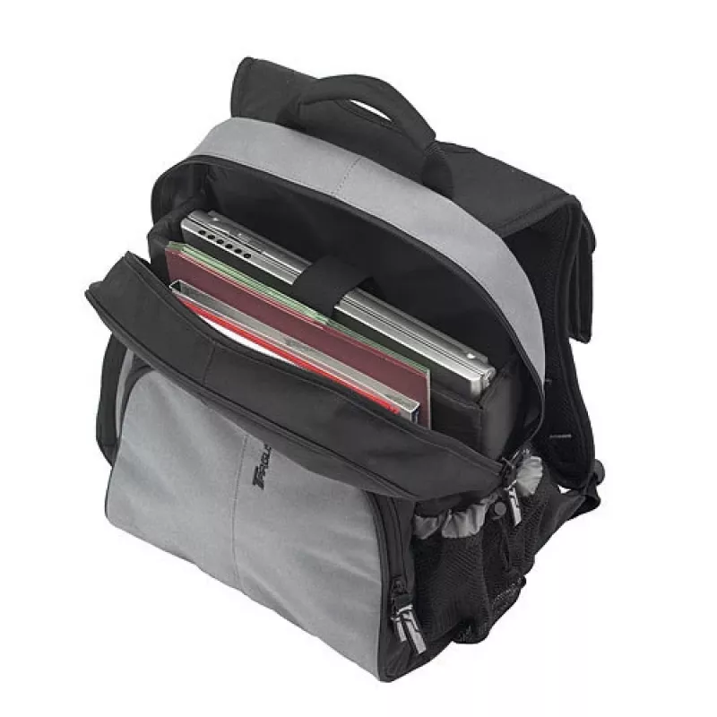 Mochila Targus TSB023EU, preto, cinzento, nylon