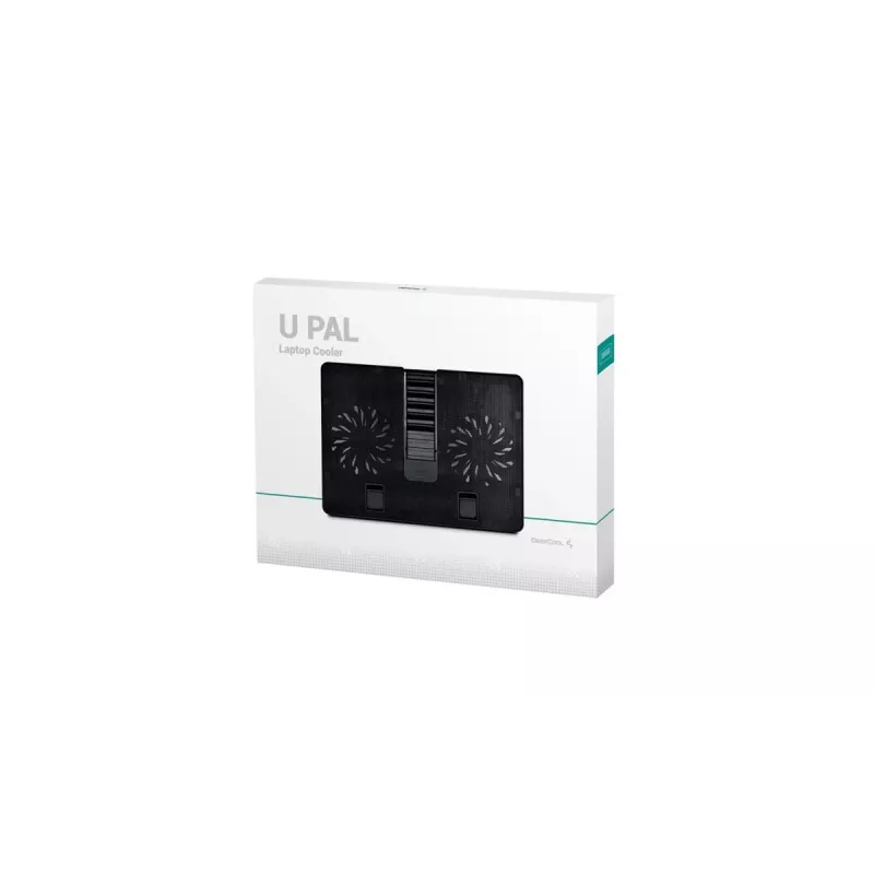 Base de arrefecimento para portátil DEEPCOOL U Pal 39,6 cm (15,6 polegadas) 1000 rpm – preto