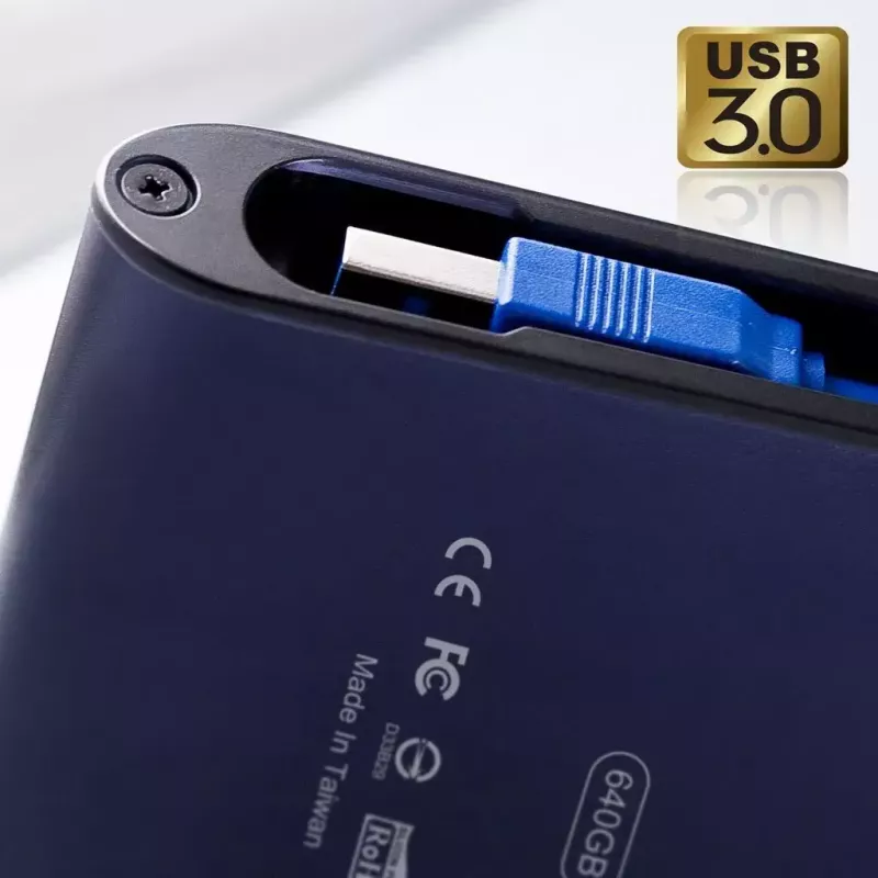 Silicon Power Armor A80 disco rígido externo, 2 TB, 2,5 polegadas, USB 3.1 Gen 1, azul