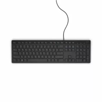 Dell KB216 Padrão, com fio, layout de teclado russo, preto, teclado numérico
