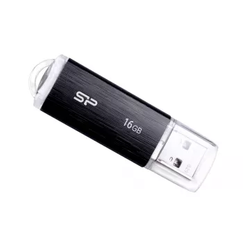SILICON POWER Ultima U02 - 16GB Pen USB - USB 2.0 - preto (moq-30)