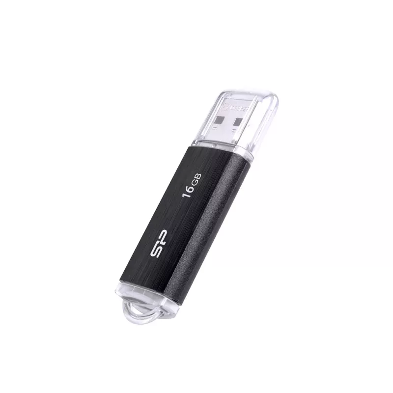 SILICON POWER Ultima U02 - 16GB Pen USB - USB 2.0 - preto (moq-30)