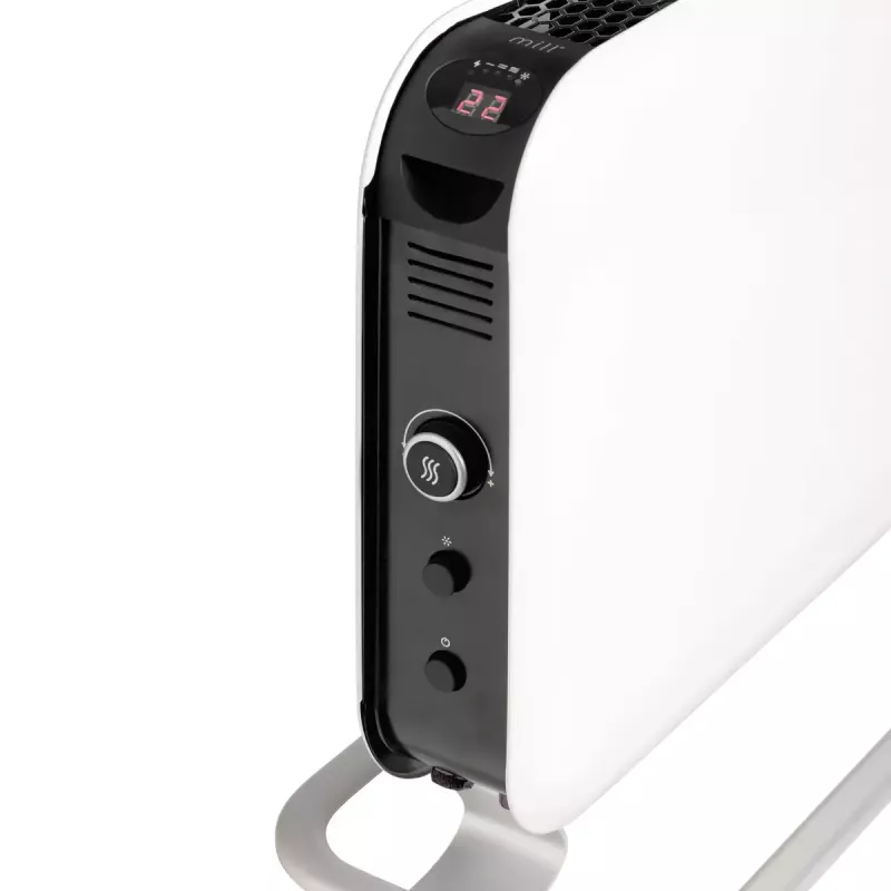 Aquecedor de convecção Mill SG2000LED, 2000 W, 3 níveis de aquecimento, visor LED, adequado para divisões até 20 m², branco