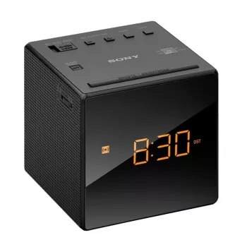 Sony ICF-C1, Relógio, AM, FM, 87.5 - 108 MHz, 531 - 1602 kHz, 0.1 W, 6.6 cm