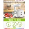 Picadora de carne Mesko Home MS 4805 600 W branco