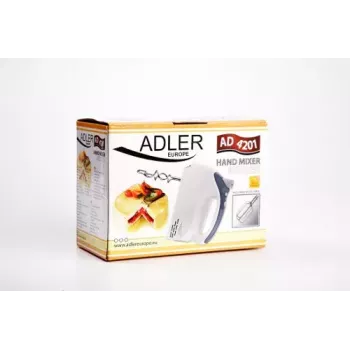 Batedeira de mão Adler AD 4201 g — 300 W, 1 kg, cinzento/branco