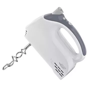 Batedeira de mão Adler AD 4201 g — 300 W, 1 kg, cinzento/branco