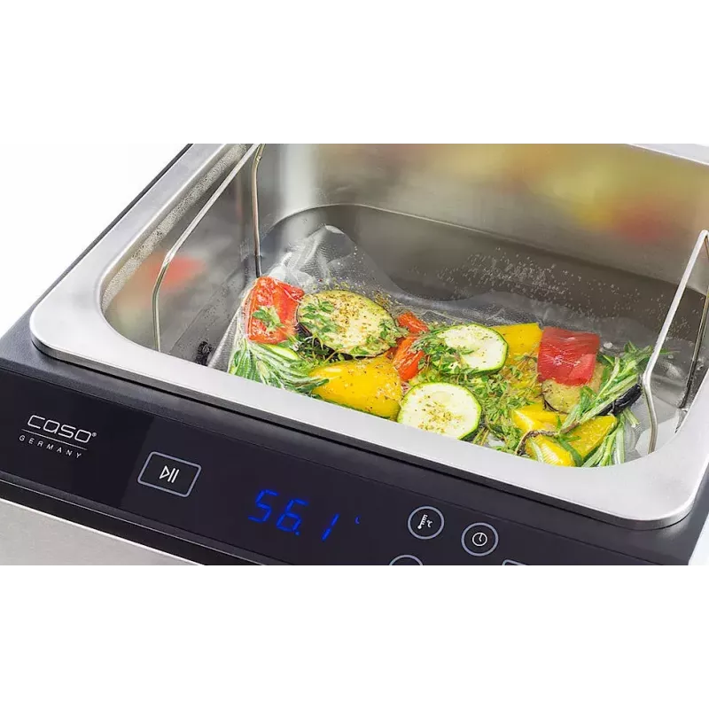 Cozinhador sous vide de imersão Caso SV900 2000 W aço inoxidável bomba de circulação submersível para cozedura precisa a baixa temperatura