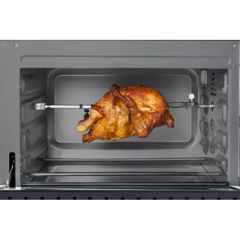 Caso TO 20 Design-Oven mini forno elétrico, 20 l, 1500 W, convecção, espeto rotativo, temporizador, até 230 °C, caixa Cool-Touch, preto