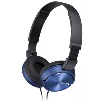 Sony MDR-ZX310, com fios, 10 - 24000 Hz, música, 125 g, auscultadores, azul