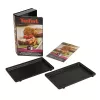 Tefal XA800912 placas French toast para a sanduicheira SW852, pretas
