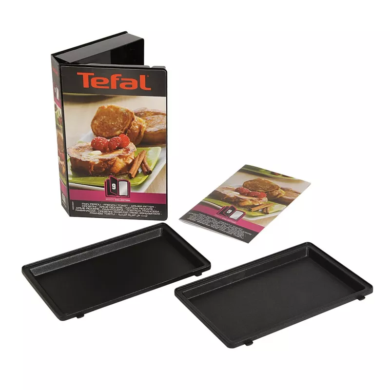 Tefal XA800912 placas French toast para a sanduicheira SW852, pretas
