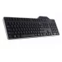 Teclado com leitor de cartão inteligente DELL Pro - KB813 - Russo (QWERTY), tamanho completo (100%), com fios, USB, QWERTY, preto