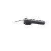 Teclado com leitor de cartão inteligente DELL Pro - KB813 - Russo (QWERTY), tamanho completo (100%), com fios, USB, QWERTY, preto