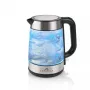 Chaleira elétrica Eta 1,7 L 2200 W preto aço inoxidável transparente