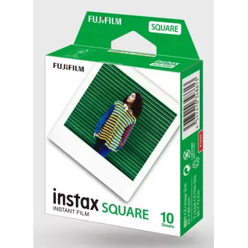 Filme instantâneo Fujifilm instax SQUARE 10 folhas, formato do filme 54 x 86 mm