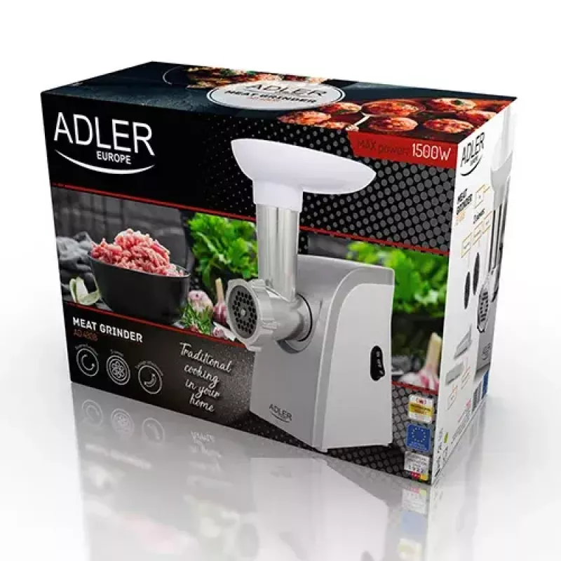 Picadora de carne Adler AD 4808 350 W branco