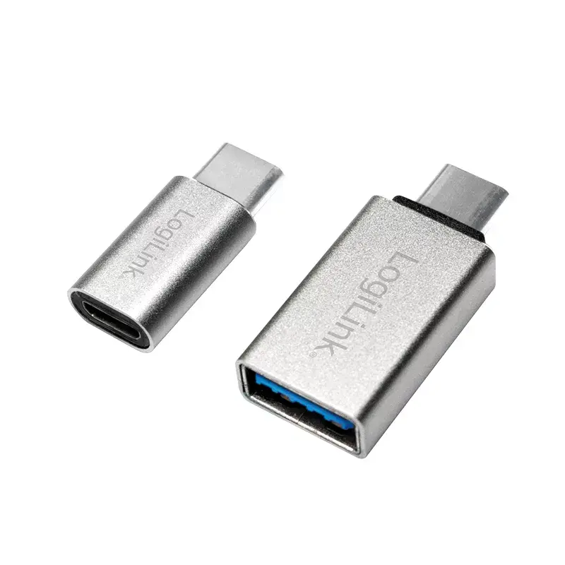 Adaptador de cabo LogiLink AU0040 USB 3.1 C USB 3.0 A Micro USB 2.0 alumínio