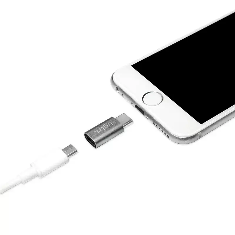 Adaptador de cabo LogiLink AU0040 USB 3.1 C USB 3.0 A Micro USB 2.0 alumínio