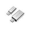 Adaptador de cabo LogiLink AU0040 USB 3.1 C USB 3.0 A Micro USB 2.0 alumínio