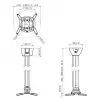 Vogel's PPC 1585 suporte de teto para projetor, branco