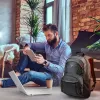 Mochila de lazer Port Designs Houston preto tecido