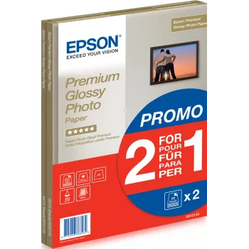 Epson Premium Glossy Photo Paper - A4 - 2x 15 folhas