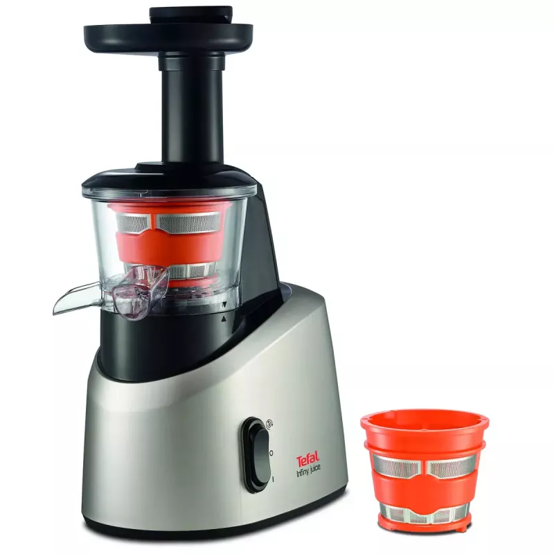 Tefal Infiny Juice ZC255B centrifugadora 200 W cinzento, prateado