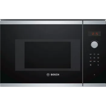 Bosch Serie 4 BFL523MS0 micro-ondas preto, aço inoxidável micro-ondas solo de encastre 20 L 800 W