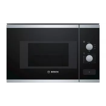 Bosch BFL520MS0 micro-ondas preto, aço inoxidável micro-ondas combinado de encastre 20 l 800 W