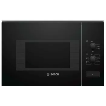 Micro-ondas solo de encastre Bosch Serie 4 BFL520MB0 — 800 W, 20 l, botão rotativo, preto